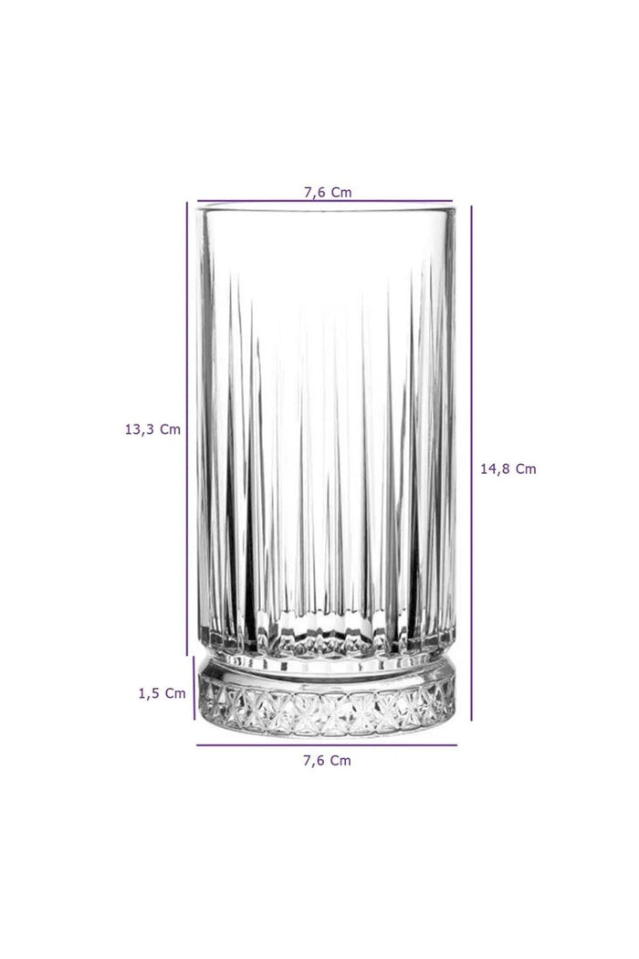 Trinkgläser 445 ml transparent für Gäste Dinner und moderne Tischkultur