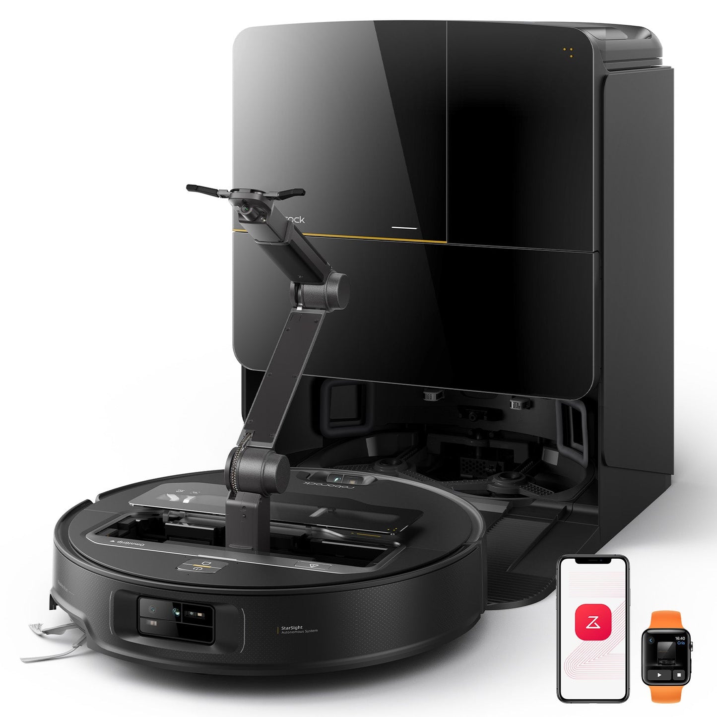 Roborock Saros Z70 Saug- und Wischroboter mit OmniGrip-Arm – 22.000 Pa