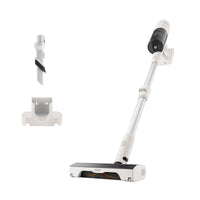 Roborock H60 schwarzer Akkusauger 2-in-1 mit grünem LED-Hilfslicht