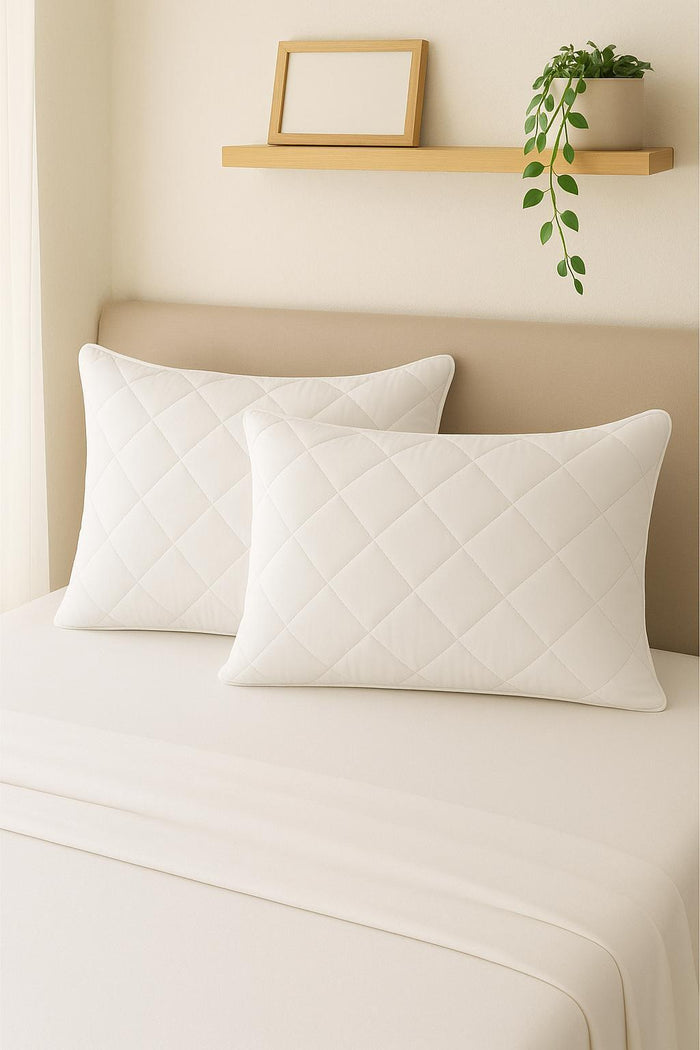 HELDENA Kissenschutz 2er-Set – Baumwolle mit Membran, 50×70 cm