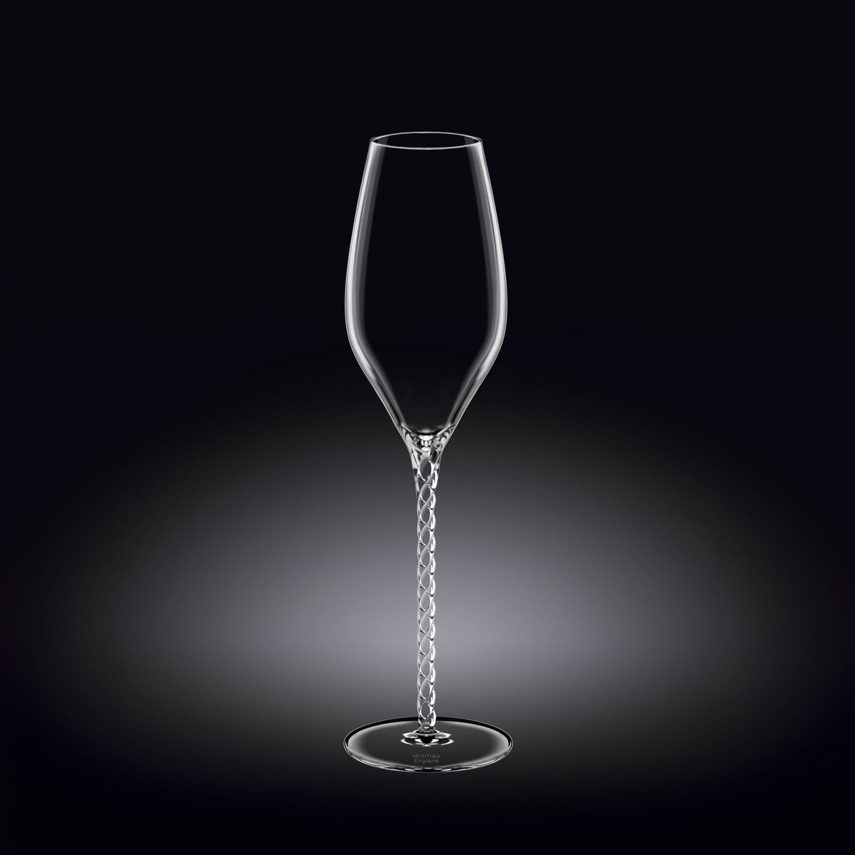 Wilmax Champagnerflöte 300 ml 2er-Set Transparent – Crystalline – Anwendungs- oder Detailansicht; Lieferumfang: 2 Stück