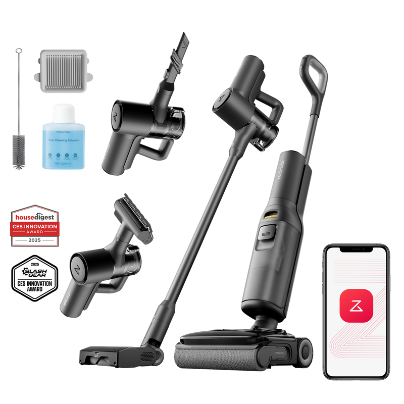 Roborock F25 ACE Combo 5-in-1 weißer Wischsauger mit Handgerät