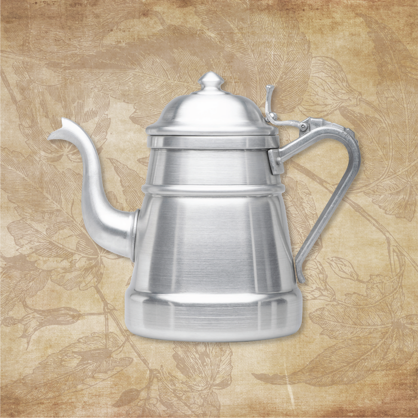 Koch Kult Helsinki Kaffeekanne aus Aluminium fuer Kaffee und Heissgetraenke in moderner Kueche