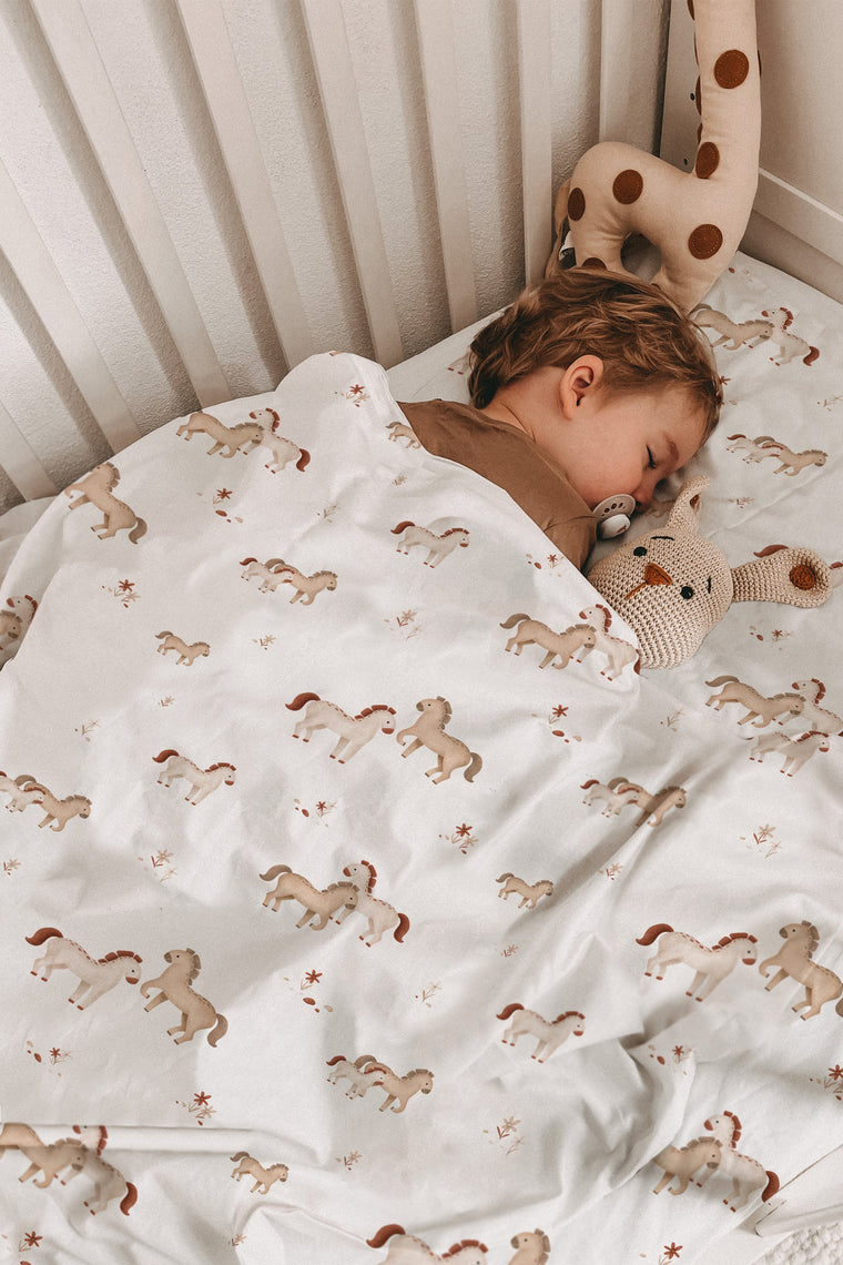 "Pferdchen" Premium Kinderbettwäsche