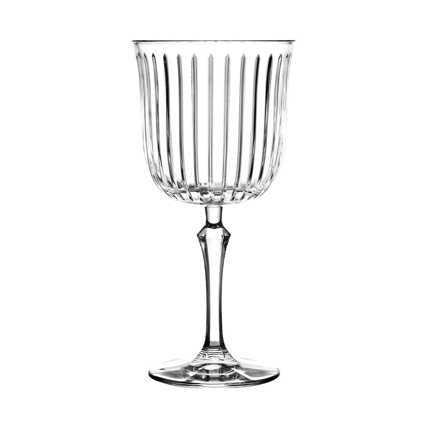 HELDENA Joy Cocktailgläser 490 ml – 4er Set aus geriffeltem Glas