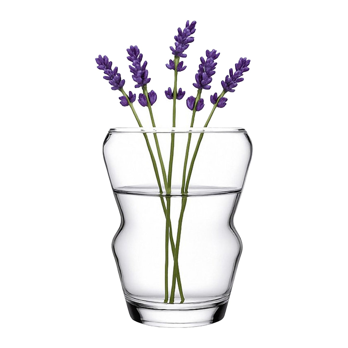 Pasabahce Crystallin Vase 20 cm Höhe als eleganter Blickfang
