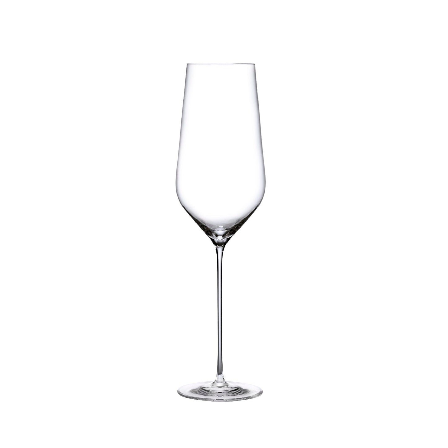 Transparente NUDE Champagnerflöten 285 ml aus Kristallglas für stilvolle moderne Tischkultur zu zweit
