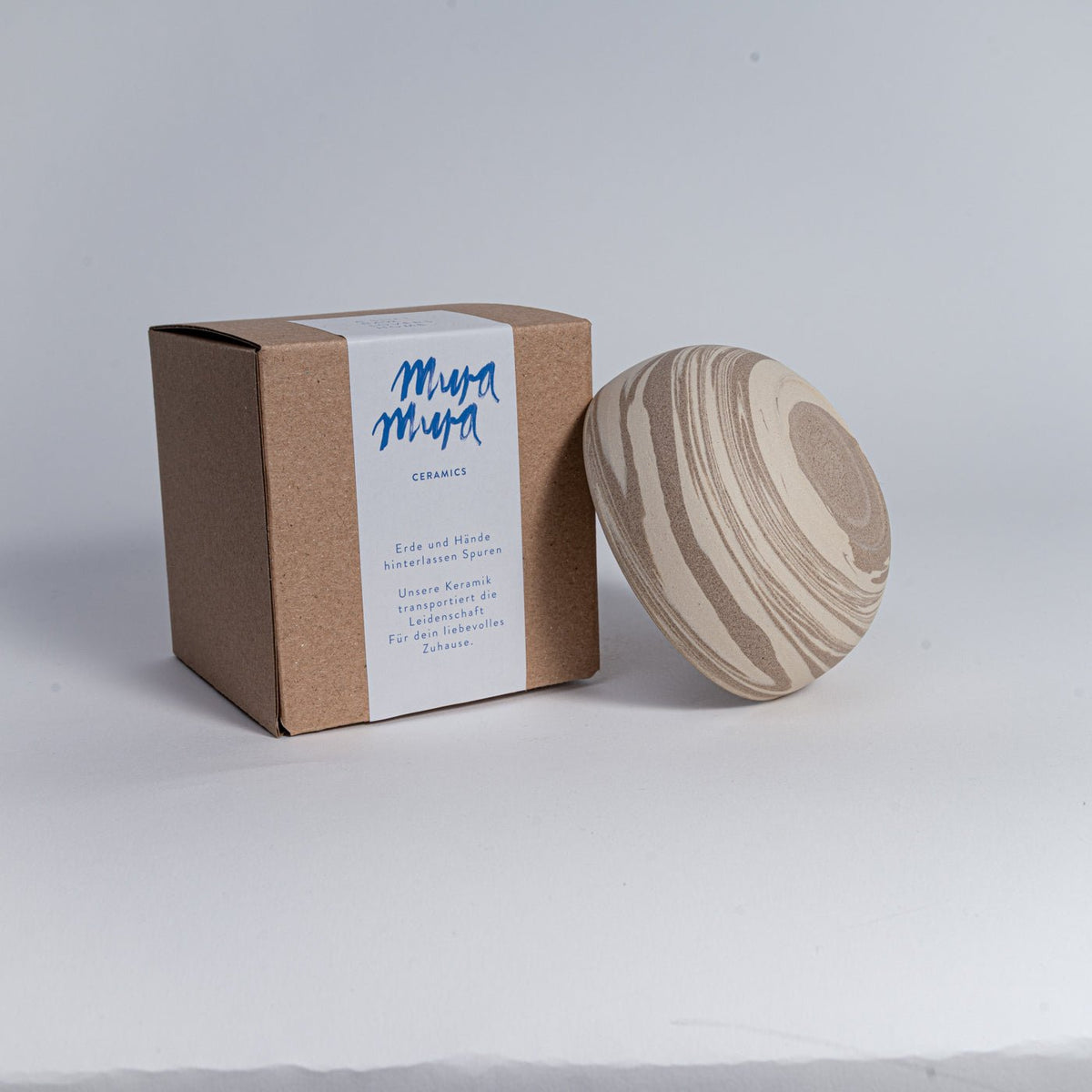 KUMO Cappuccino Becher aus Mixed Clay Ton für bewusste Kaffeepausen