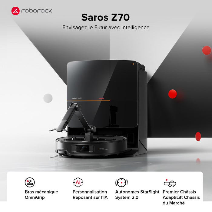 Roborock Saros Z70 Saug- und Wischroboter mit Multifunktions-Dock 4.0