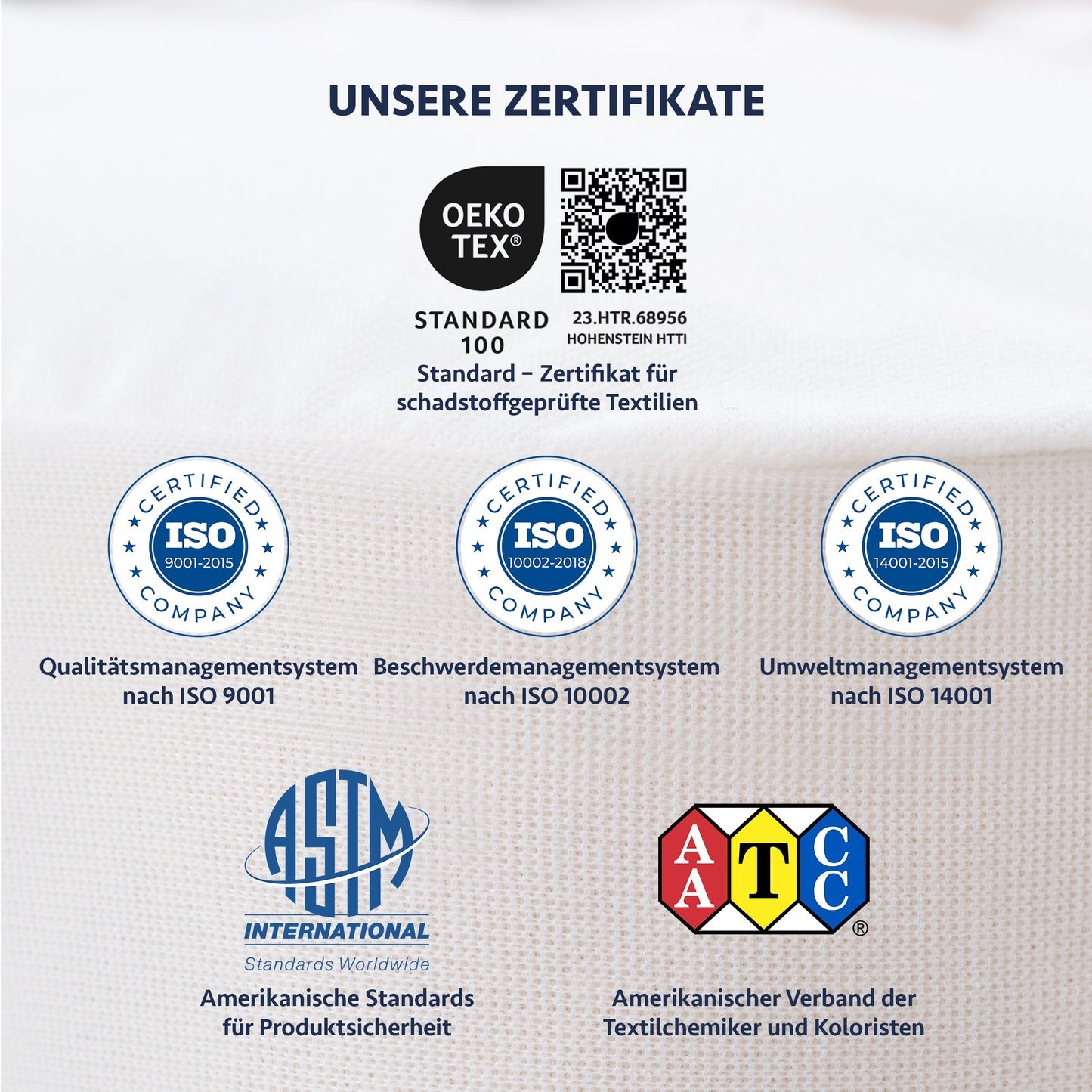 Wasserdichter Matratzenschoner für Matratzen aus Mikrofaser – Pamukkale Powder, Grau