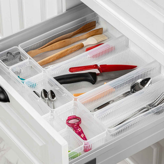 CRALEX Nero Organizer Detailansicht Schublade transparent platzsparend