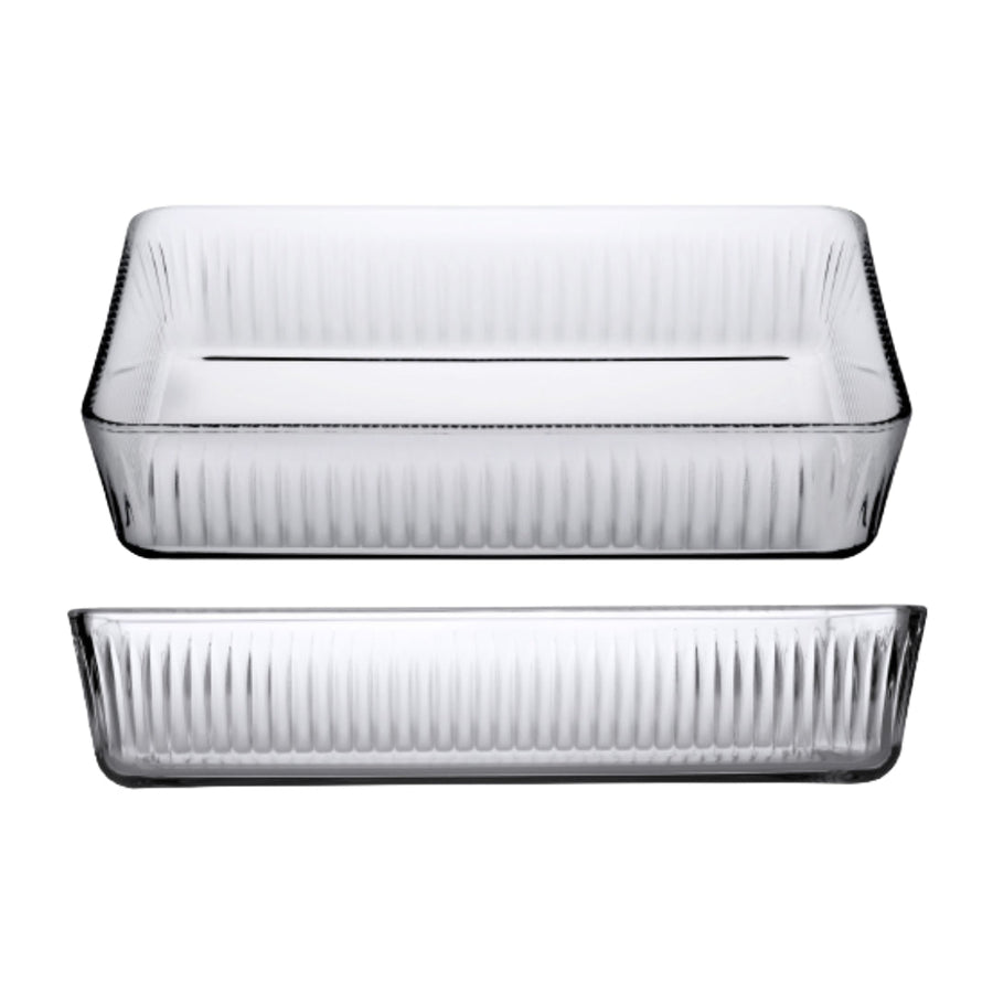 HELDENA Borcam rechteckige Auflaufform 3000 ml, 31,8 × 21,5 cm