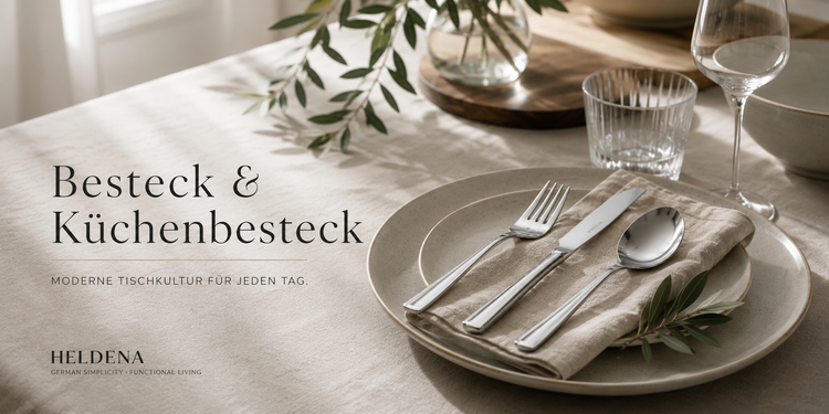 HELDENA Besteck Minimal Premium Banner