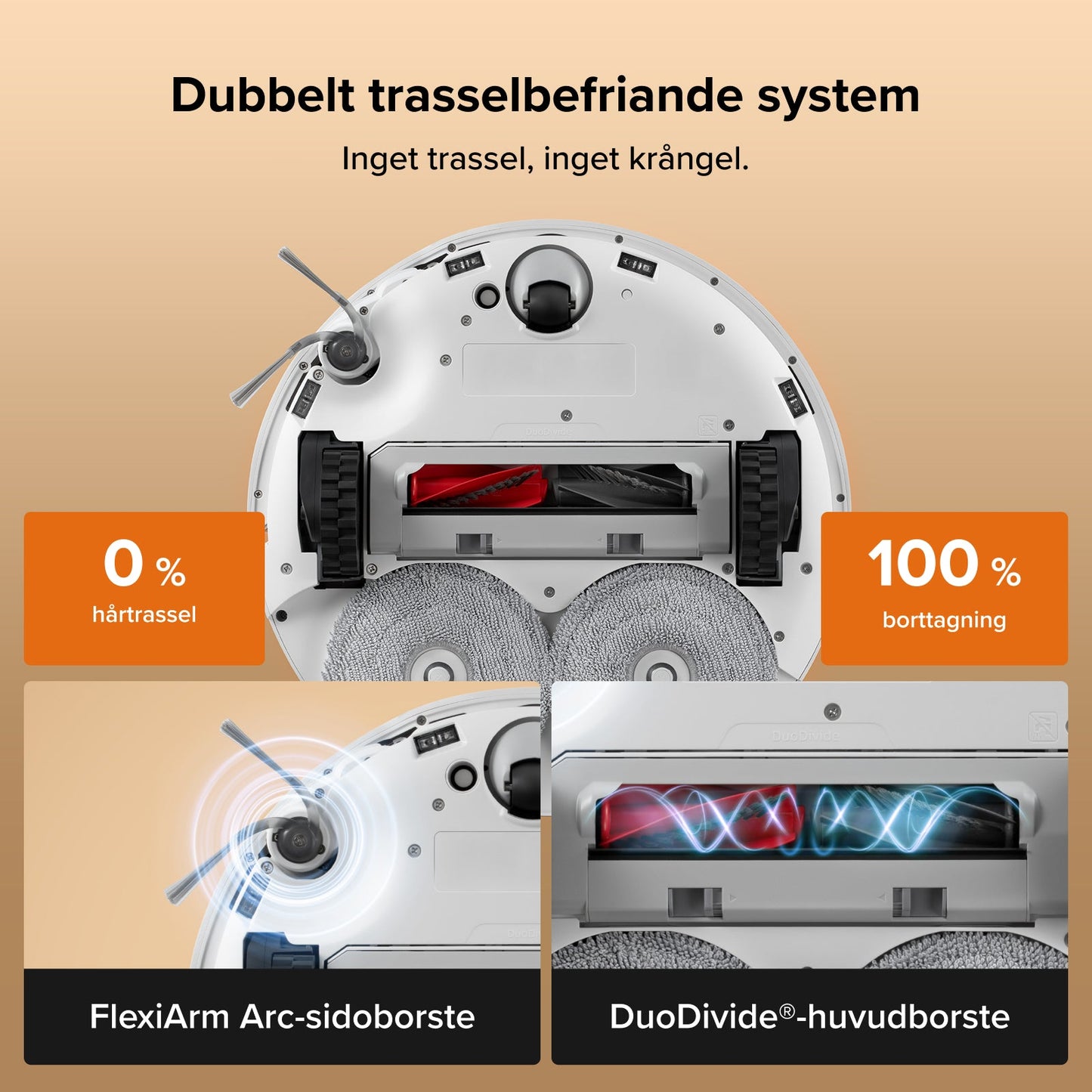 Roborock Qrevo Edge 2 Saug- & Wischroboter – 25.000 Pa | FlexiArm | 80°C Moppwäsche | HELDENA