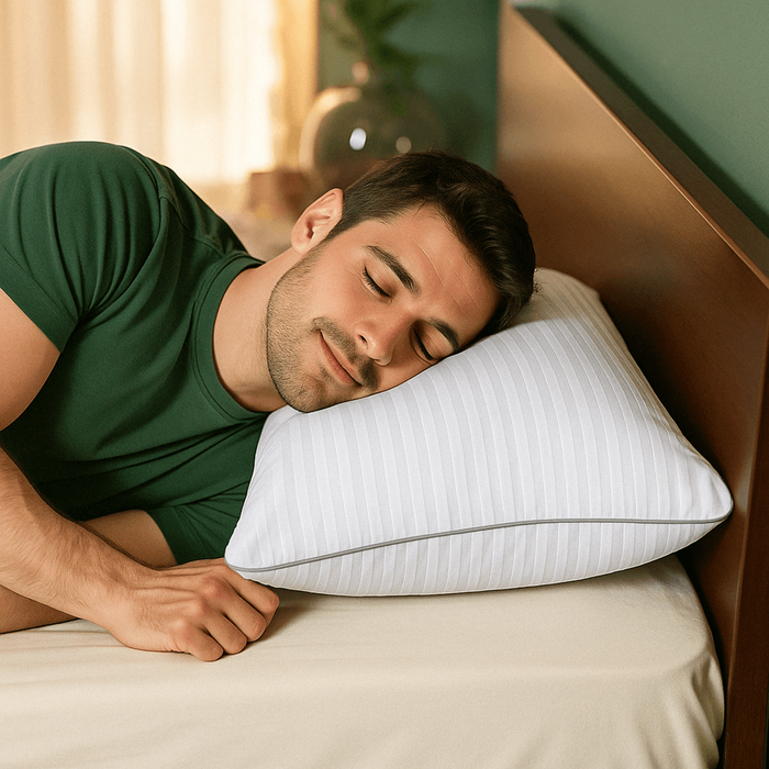 HELDENA Oppo Kopfkissen 70 x 50 cm in Weiß für Bett und Gästezimmer