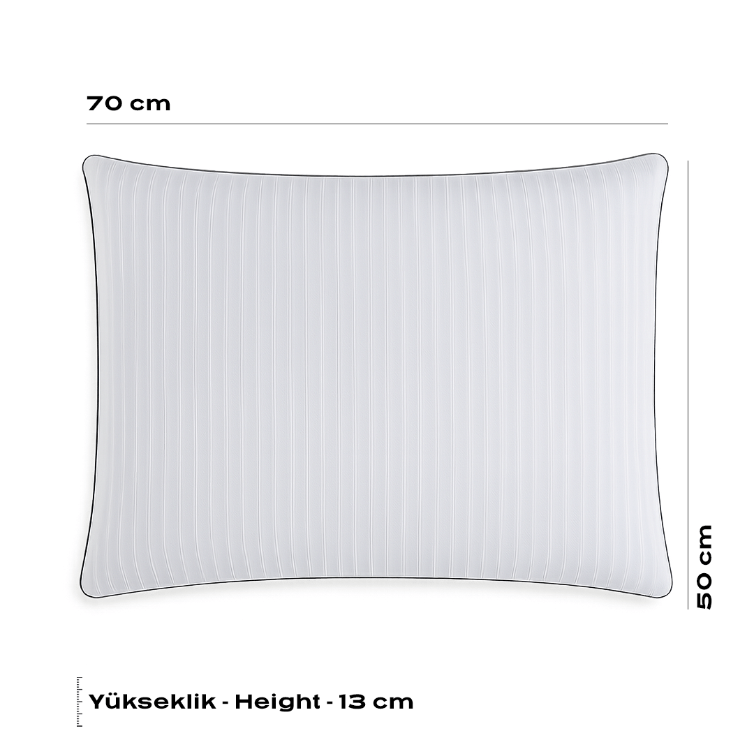 HELDENA Oppo Kopfkissen 70 x 50 cm in Daunenoptik, Produktansicht