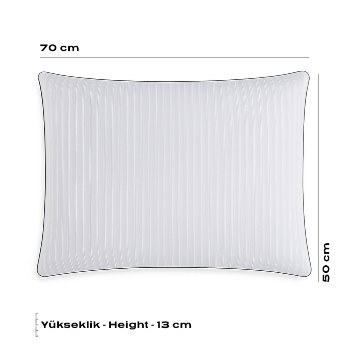HELDENA Oppo Kopfkissen 70 x 50 cm in Daunenoptik, Produktansicht