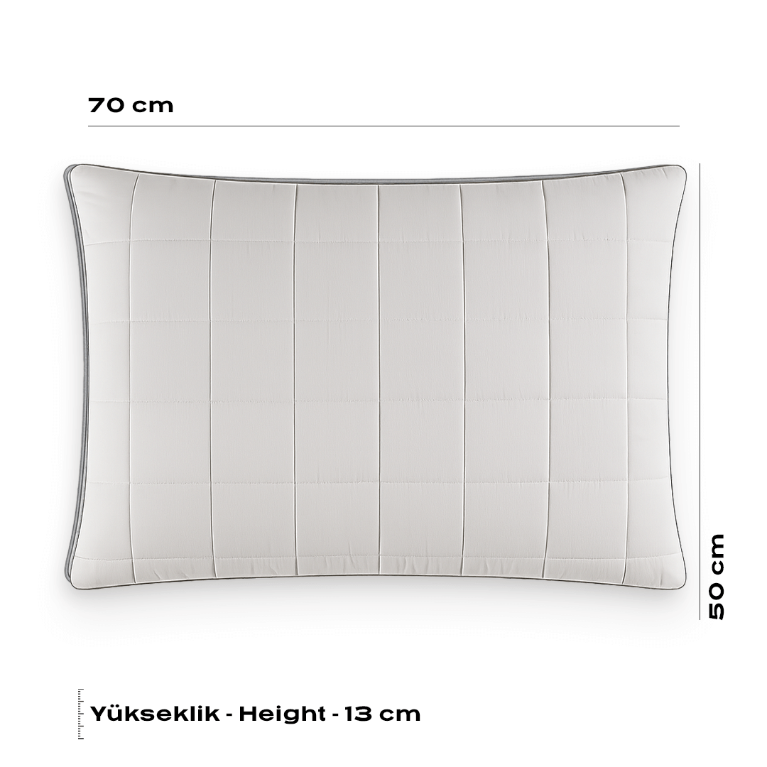 HELDENA Antistress Kopfkissen 70 x 50 cm in Weiß als Schlafkissen