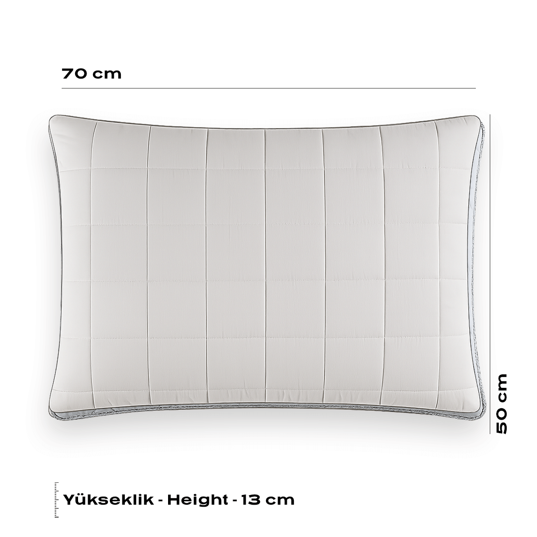 HELDENA Klima Kopfkissen 70 x 50 cm in Weiß für ein frisches Schlafklima