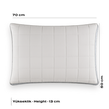 HELDENA Klima Kopfkissen 70 x 50 cm in Weiß für ein frisches Schlafklima