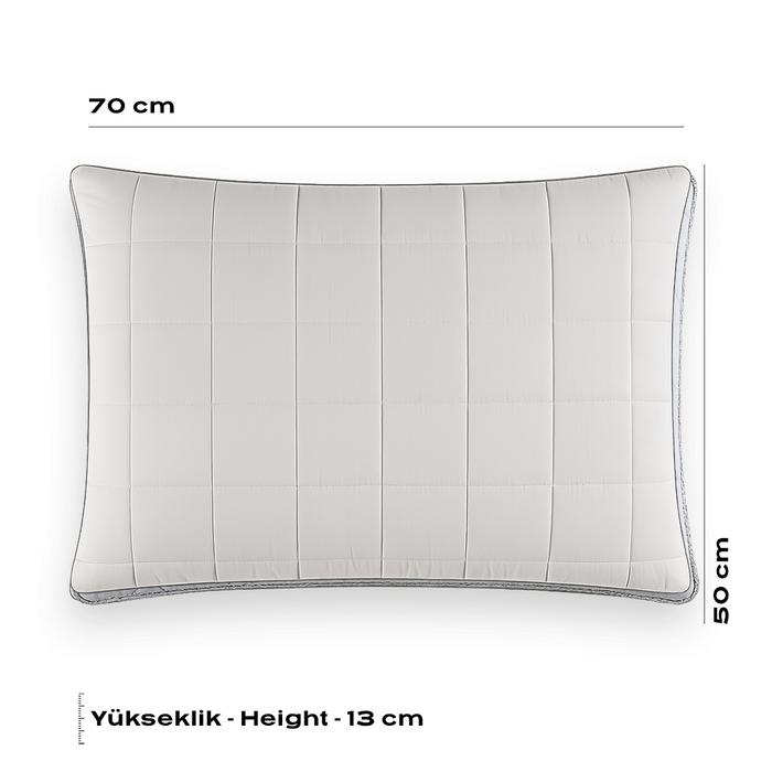 HELDENA Klima Kopfkissen 70 x 50 cm in Weiß für ein frisches Schlafklima
