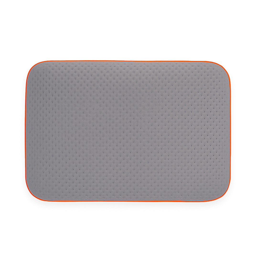 Carbon Visco Hochkissen 60 x 40 cm mit hoher Visco-Kontur, Seitenansicht
