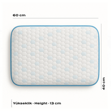 Cooler Visco Hochkissen 60 x 40 cm mit Mesh-Einsatz im Bezug