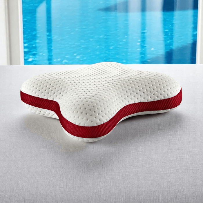 Pro Visco Formkissen 55 x 35 cm in Weiß, Detailansicht