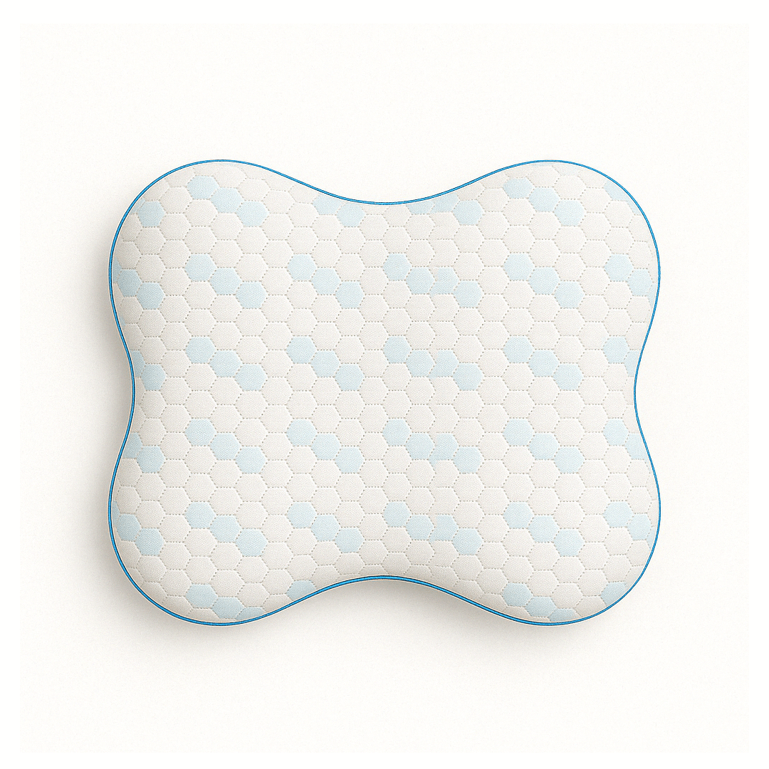 HELDENA Cooler Visco Formkissen 57 x 45 cm, geformtes Nackenstützkissen, Produktansicht