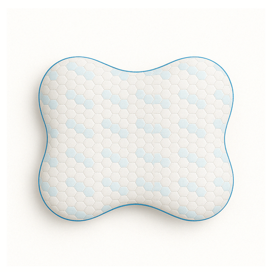 HELDENA Cooler Visco Formkissen 57 x 45 cm, geformtes Nackenstützkissen, Produktansicht