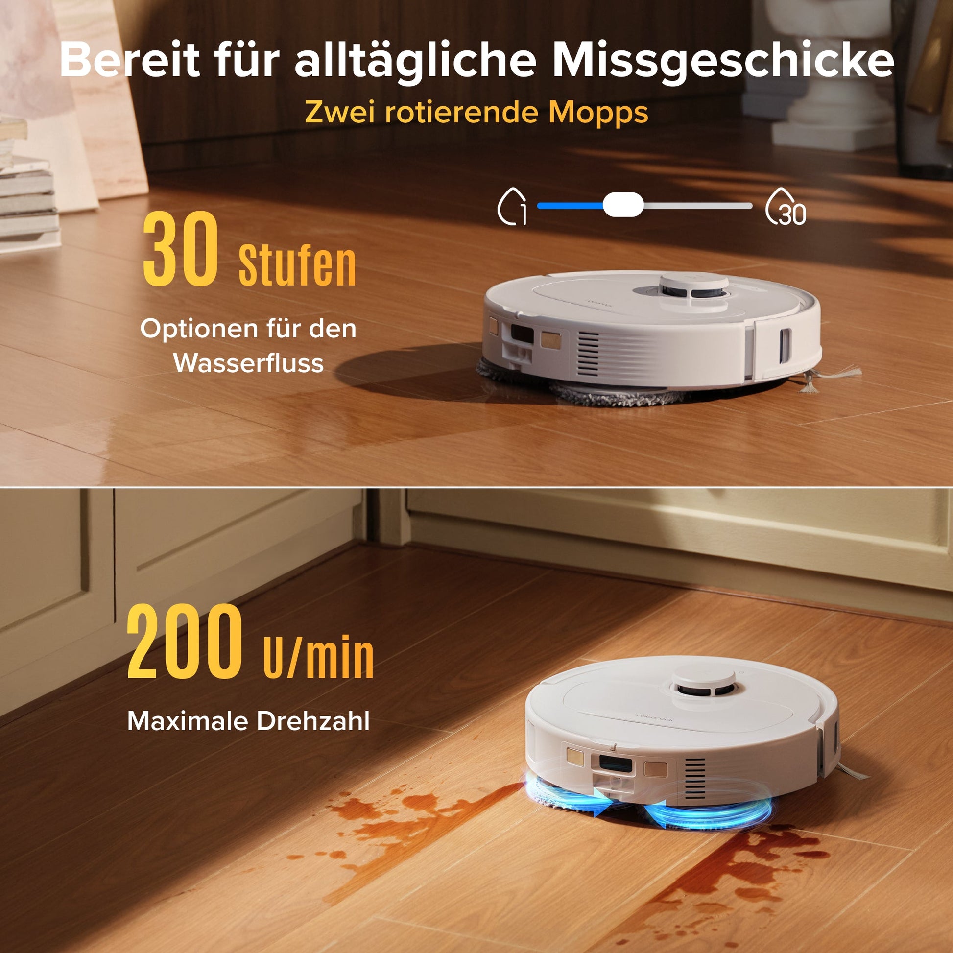 Roborock Qrevo S Pro saugt und wischt gemischte Böden in einem Arbeitsgang