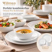 Wilmax Schale 20 cm 1700 ml 2er-Set Weiß Porzellan – Anwendungs- oder Detailansicht; Lieferumfang: 2 Stück