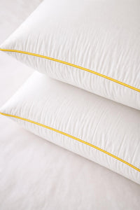 HELDENA Nano-Gel Kissen 2er-Set – 50×70 cm mit Paspelierung