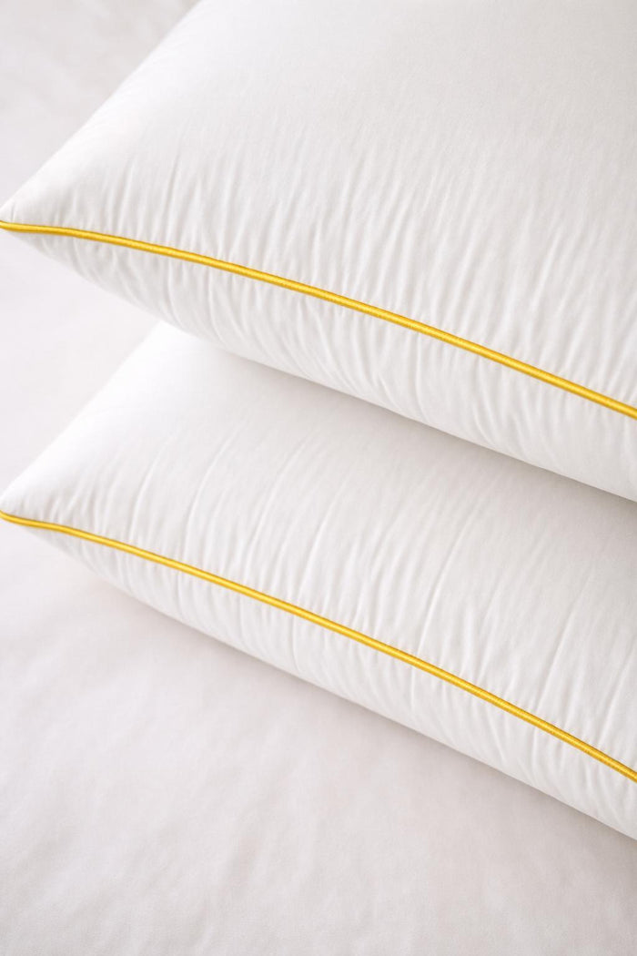HELDENA Nano-Gel Kissen 2er-Set – 50×70 cm mit Paspelierung