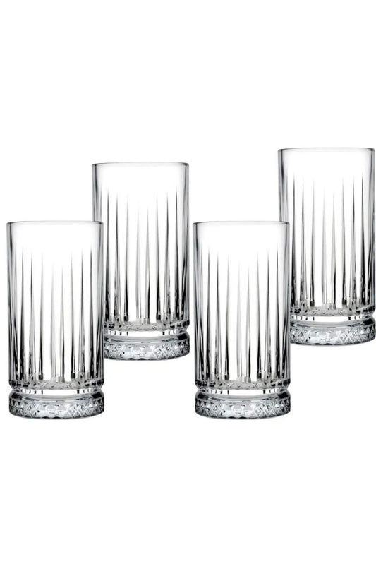 Longdrinkgläser mit Elysia Facetten Design für Cocktails Wasser Softdrinks und Hausbar bei HELDENA