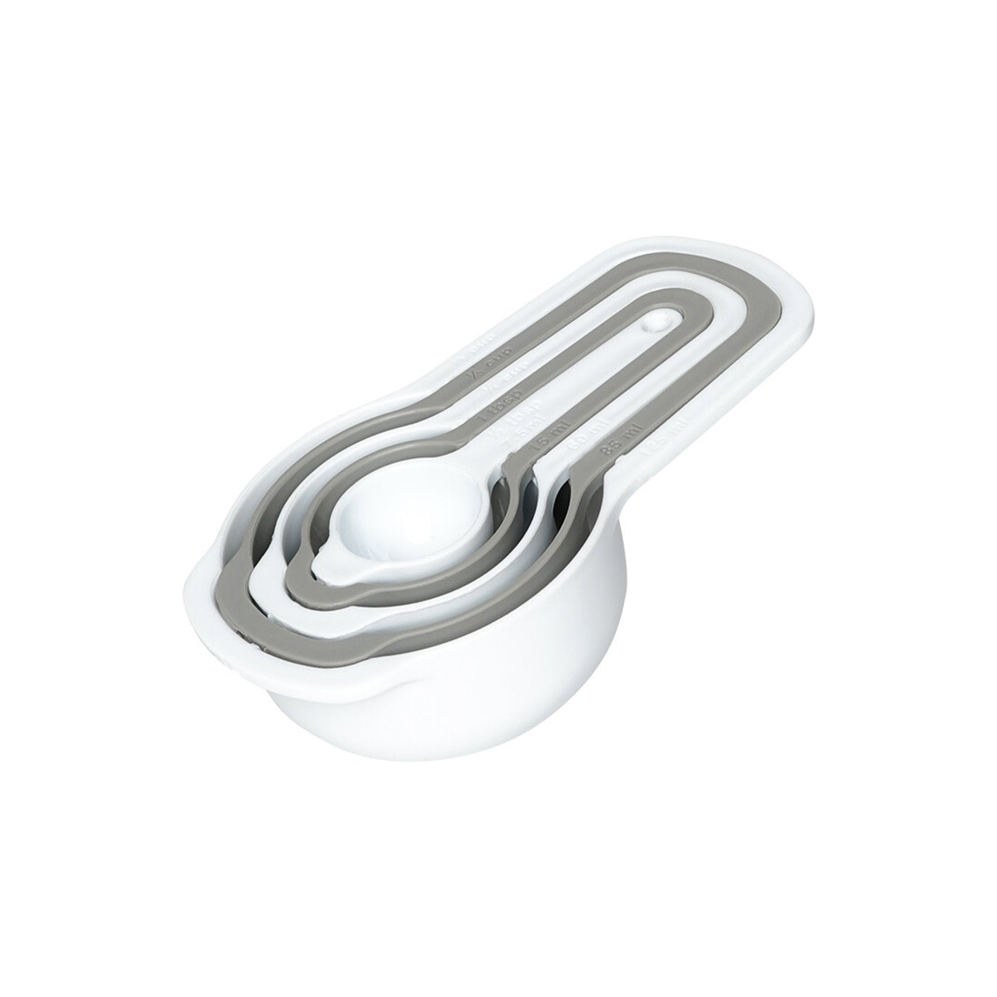 Michelino Messloeffel-Set 5-tlg. 1 ml bis 15 ml fuer Backen und Kochen