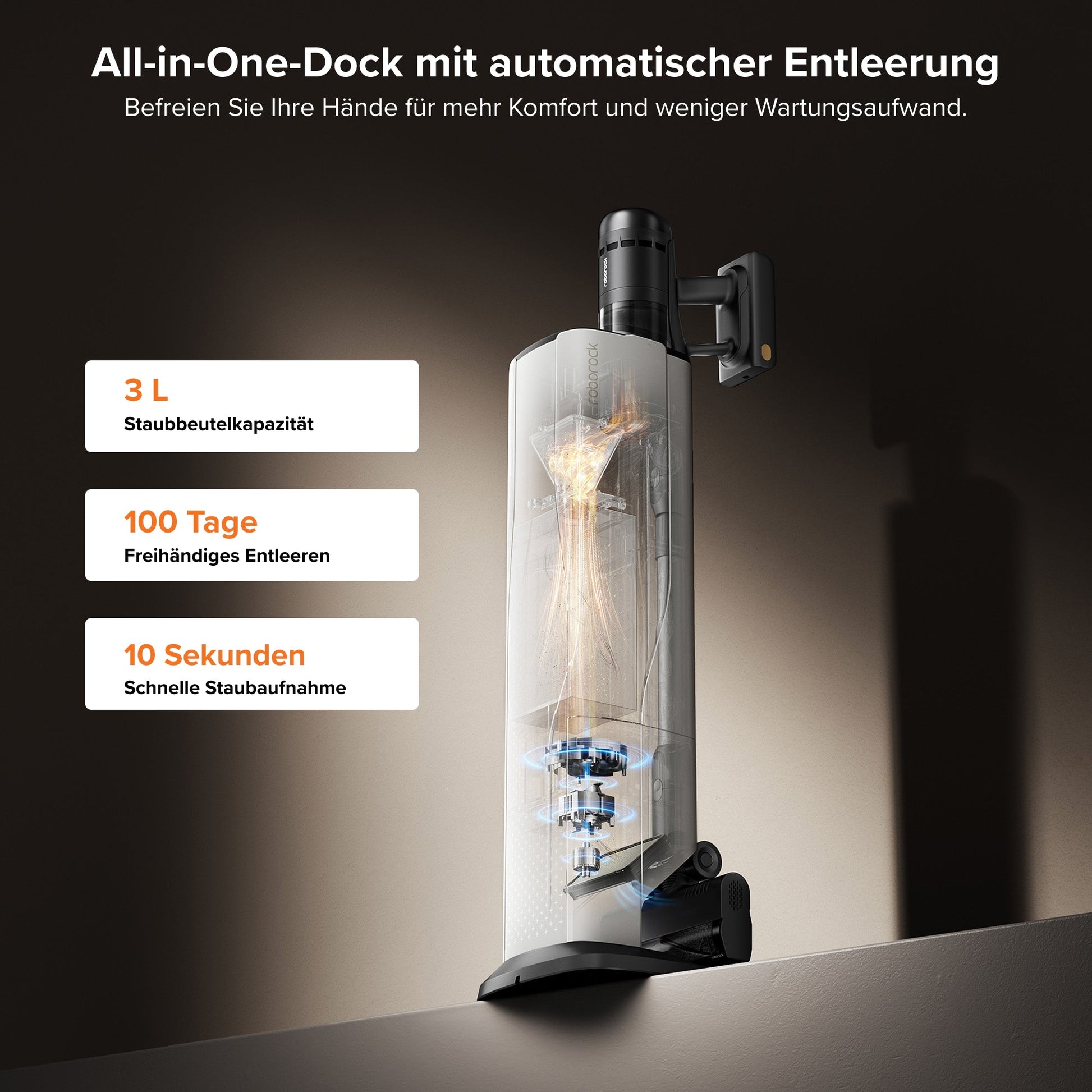 Roborock H60 Hub Ultra Set mit Station und Zubehör für moderne Haushalte