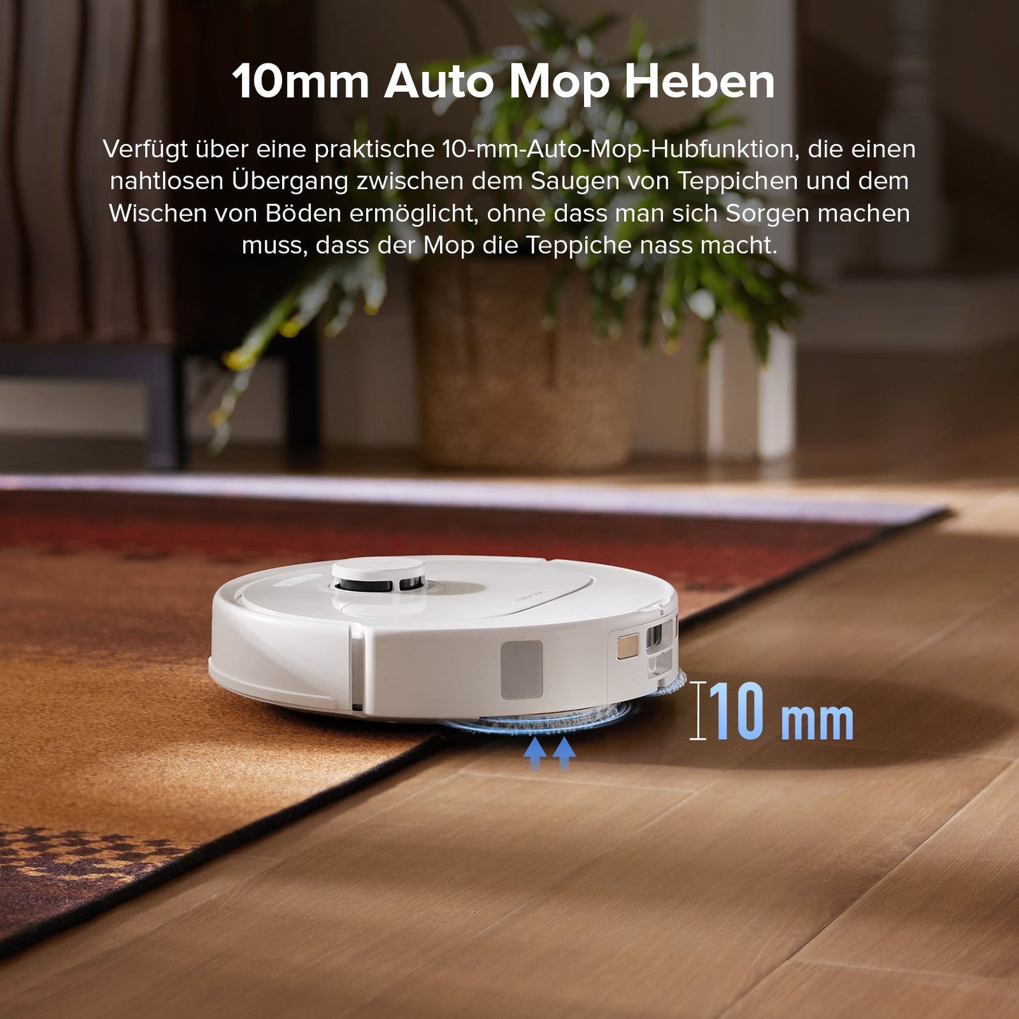 Roborock QV 35S Set Saugroboter mit Multifunktionsdock – 12.000 Pa | Warmlufttrocknung | HELDENA
