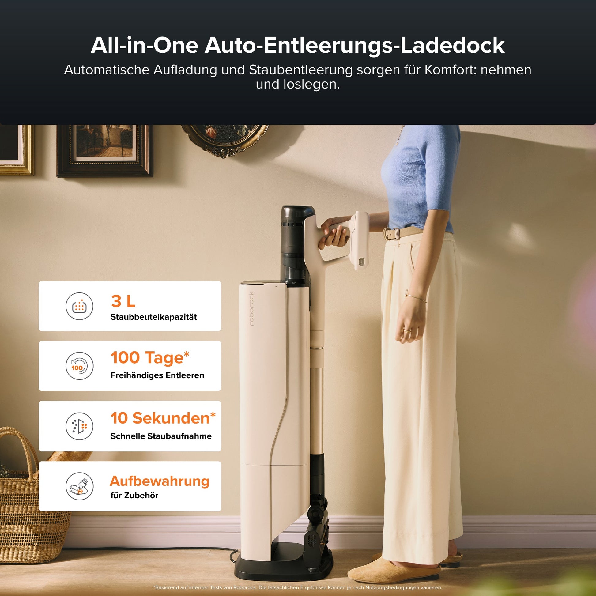 Absaugstation H60 Hub Pro entleert automatisch kein Staubkontakt