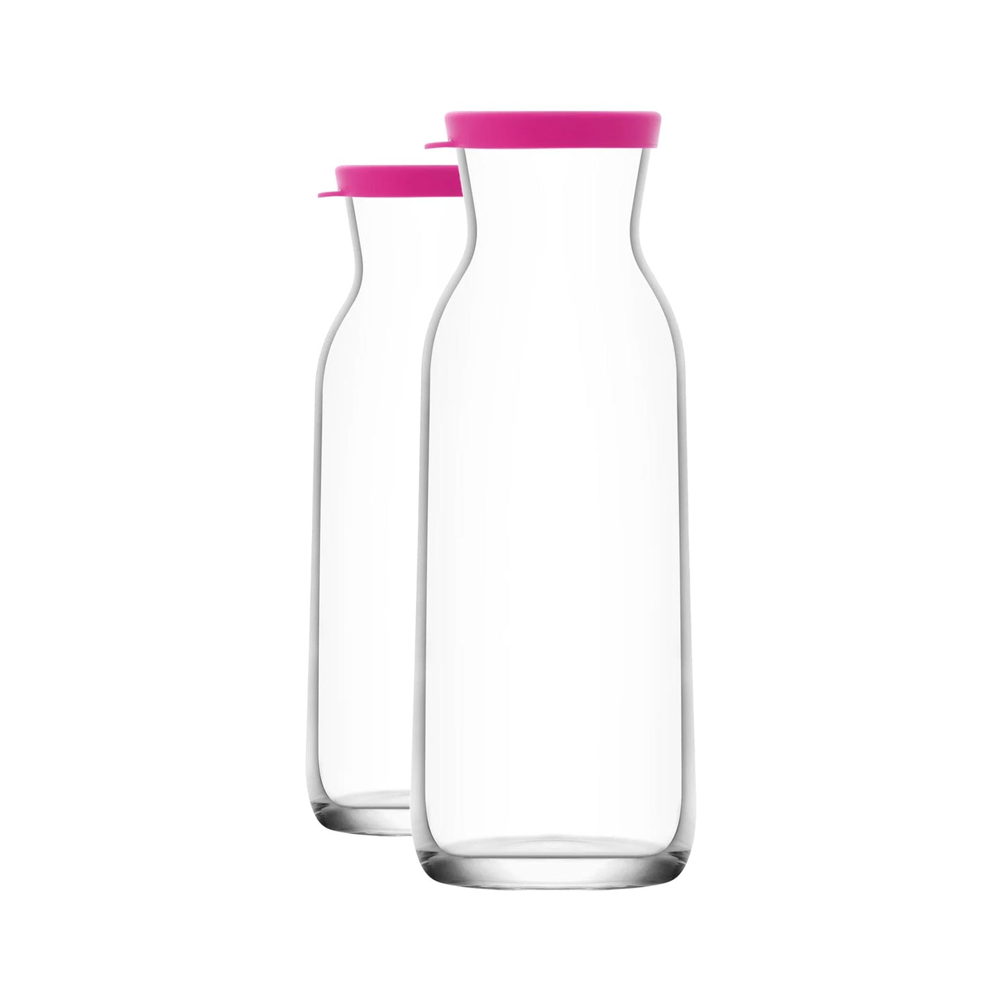 Karaffe 1200 ml aus Glas für gekühltes Wasser und Limonade