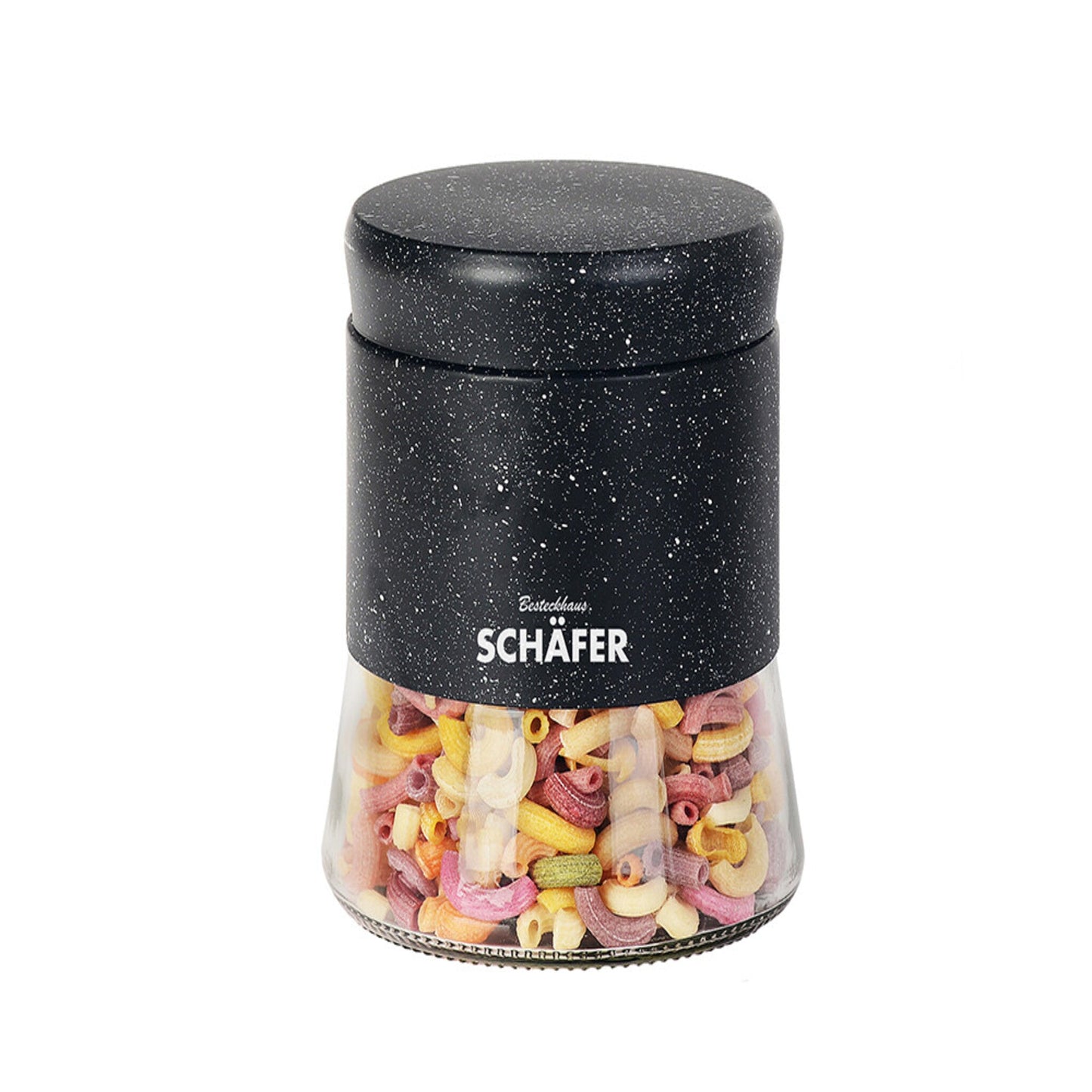 Schäfer Vorratsdosen Marble Black – 4 Größen 0,7 / 1 / 1,3 / 1,8 L | HELDENA