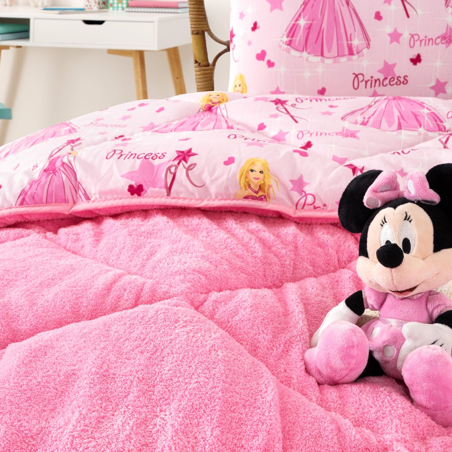 Prinzessin Wellsoft Schlafset 135x200 und 155x220 cm mit Laken und Kissenbezug