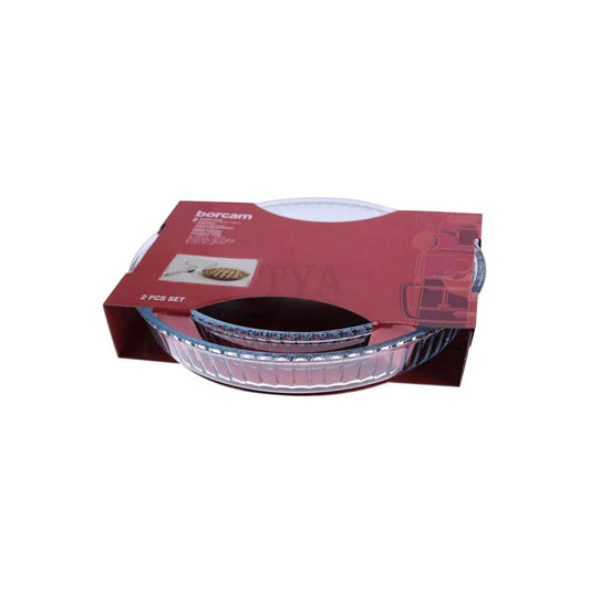 HELDENA Borcam runde Auflaufformen im 2er Set, Ø 26 und Ø 32 cm