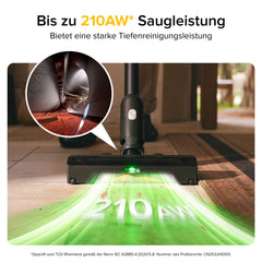 H60 Ultra 210 AW höchste Saugleistung H60-Serie auf Teppich