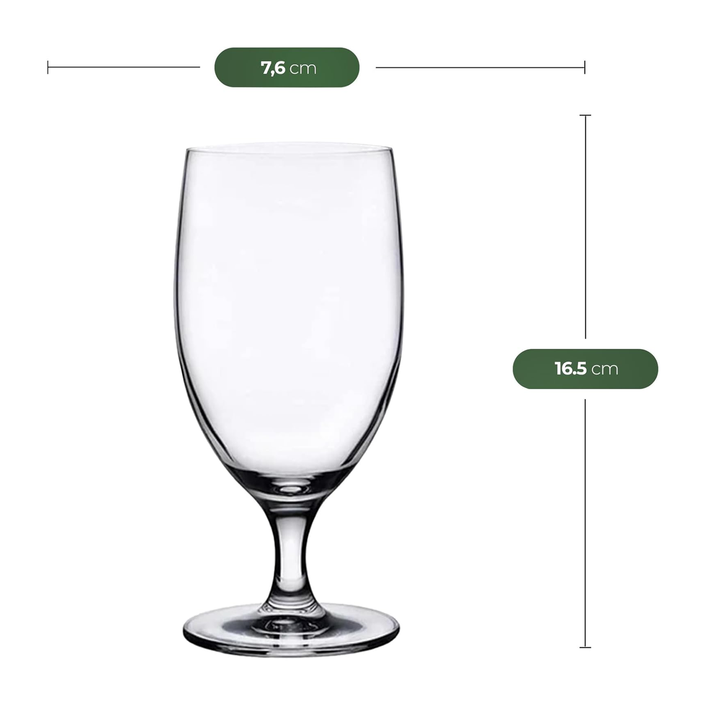 Pasabahce NUDE Reserva Glas mit 415 ml Fassungsvermögen für kalte Getränke