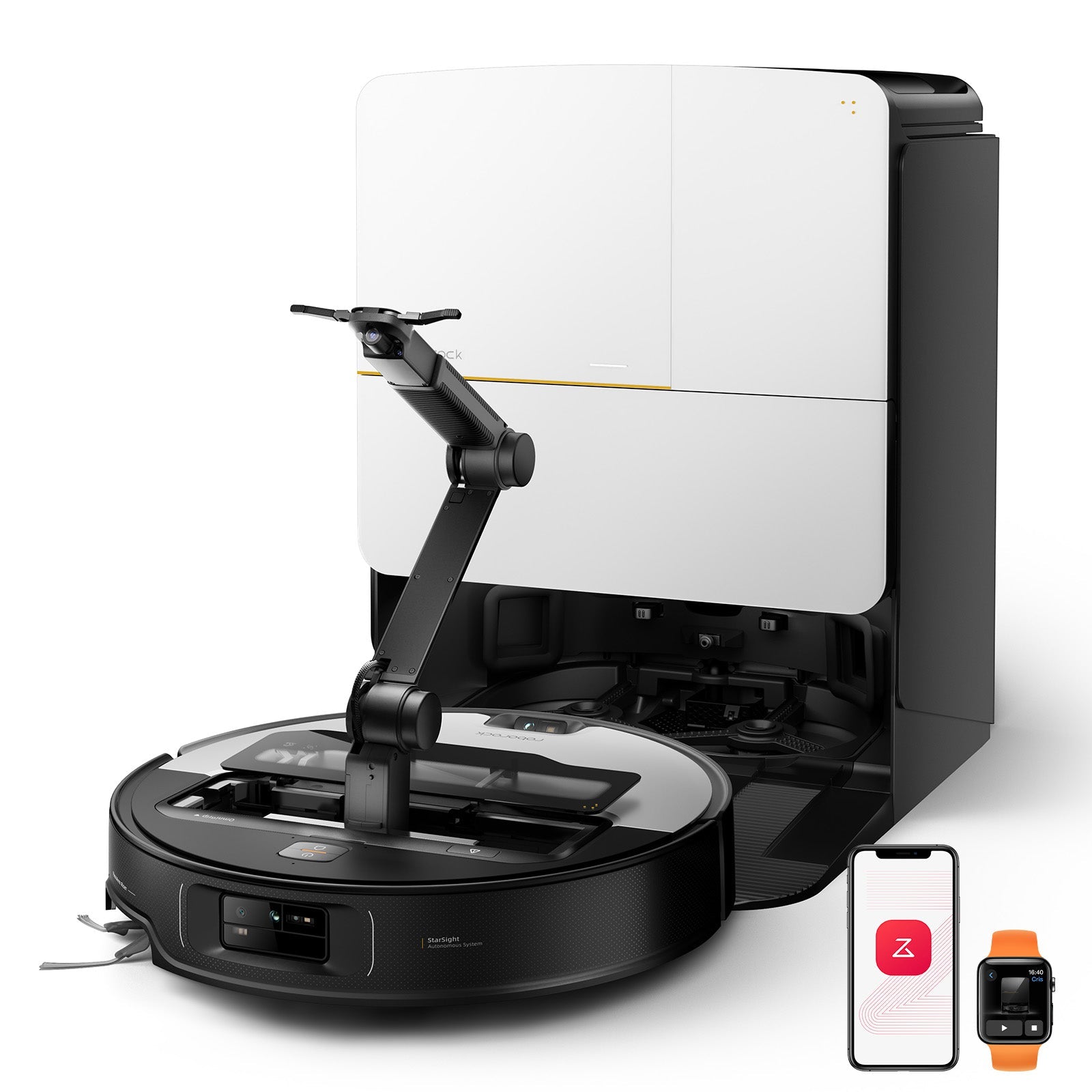Roborock Saros Z70 Saugroboter mit OmniGrip-Arm und 22.000 Pa Saugkraft