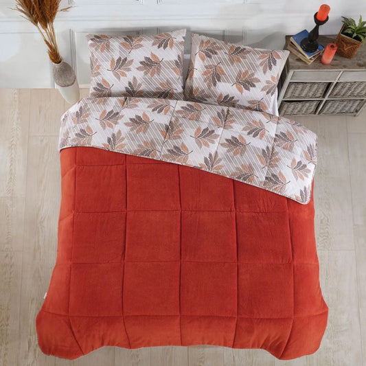 Orange Wellsoft Ganzjahresdecke weich pflegeleicht Schlafzimmer