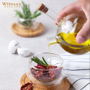 Wilmax Öl- und Essigflasche 300/60 ml Transparent Glas – Anwendungs- oder Detailansicht; Lieferumfang: 1 Stück