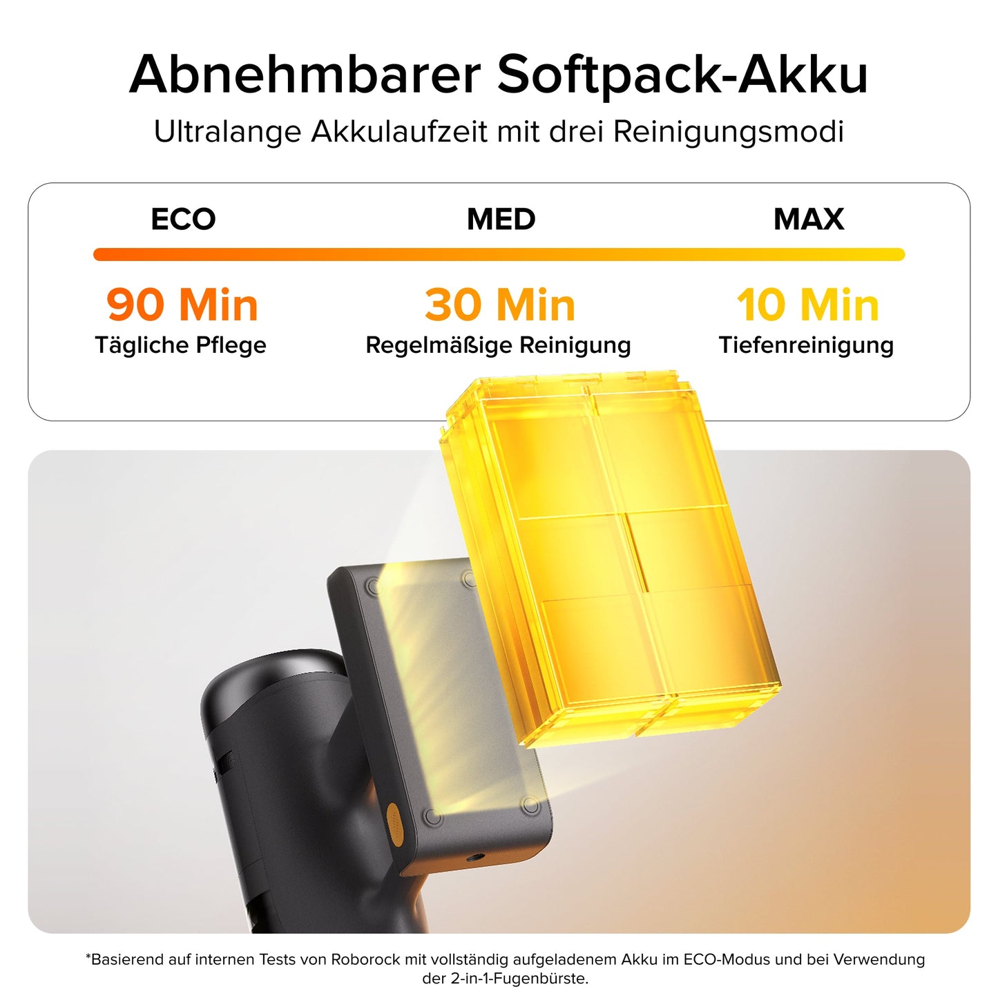 H60 Ultra wechselbarer Akku bis 90 Minuten Laufzeit Ladestation