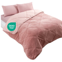 HELDENA Wellsoft Bettdecke Rosa – Oberflächenansicht